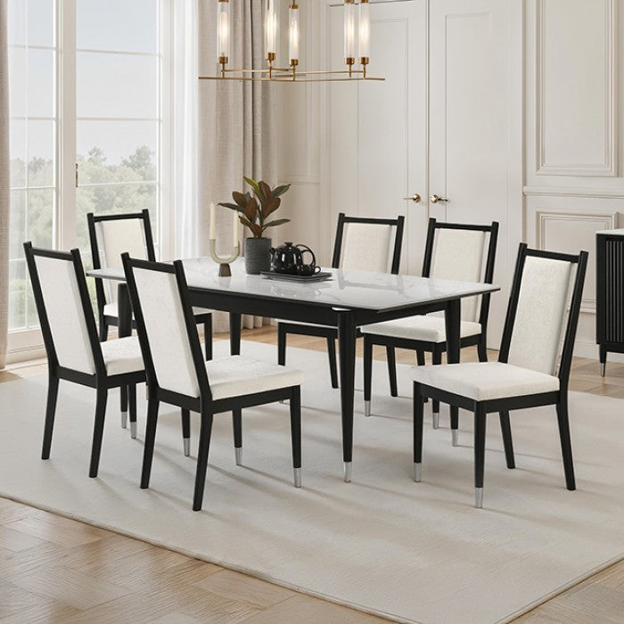 Maidstone Black 5 Pieces Dining Table Set