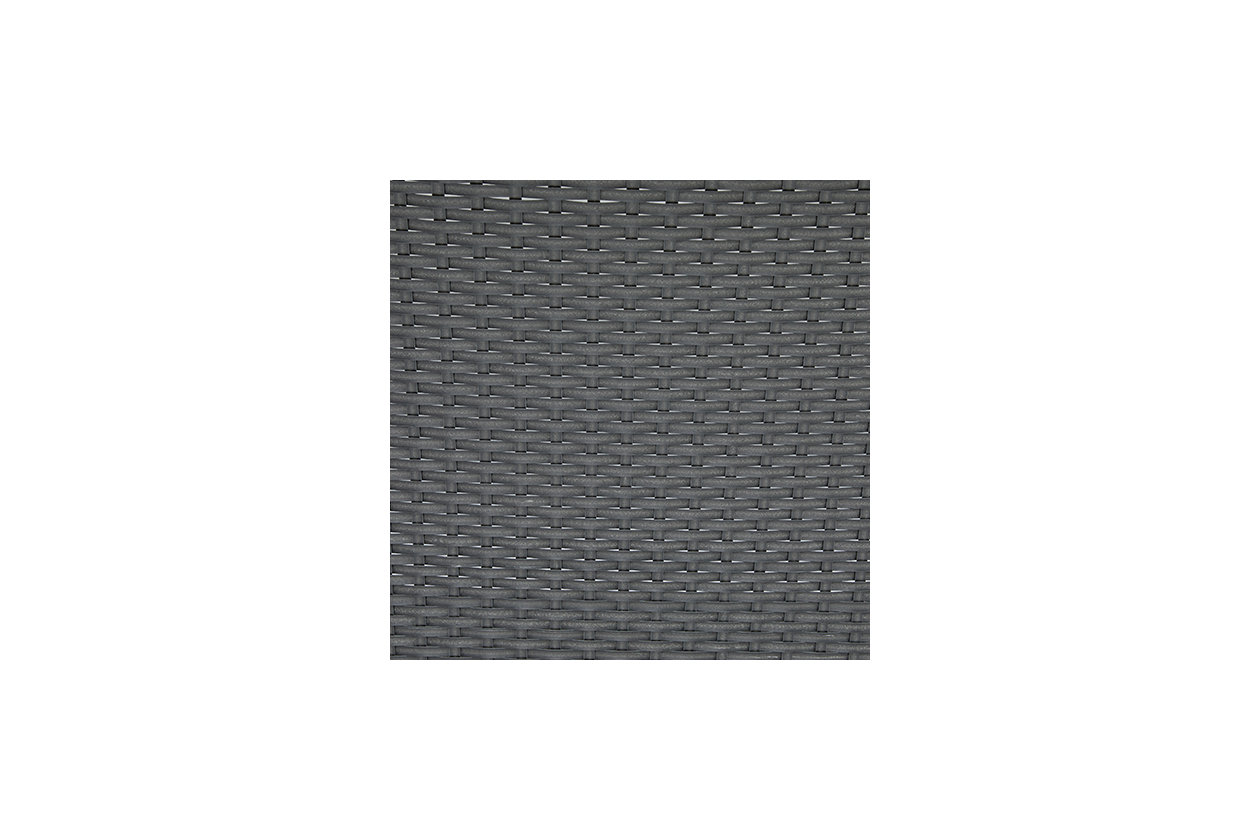 Alina Outdoor Resin Wicker 4 Piece Conversation Set