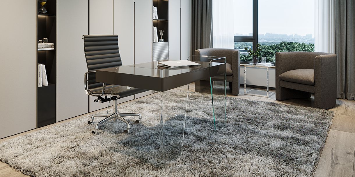 Ludlow Office Chair Black/White