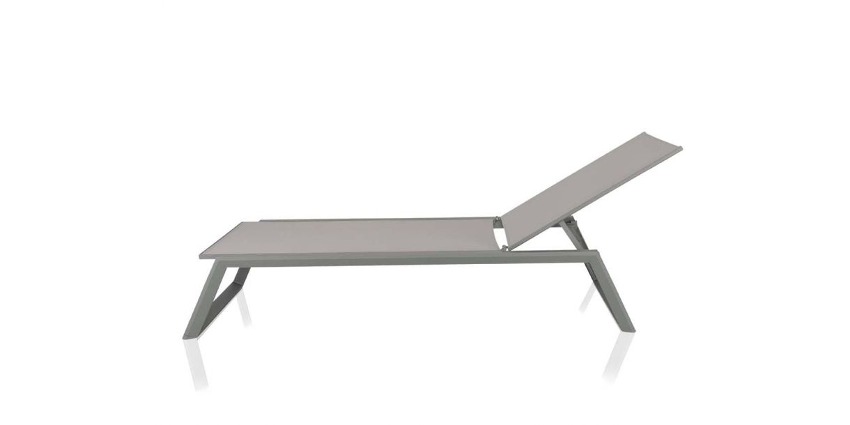 Isa Outdoor Lounger Gray