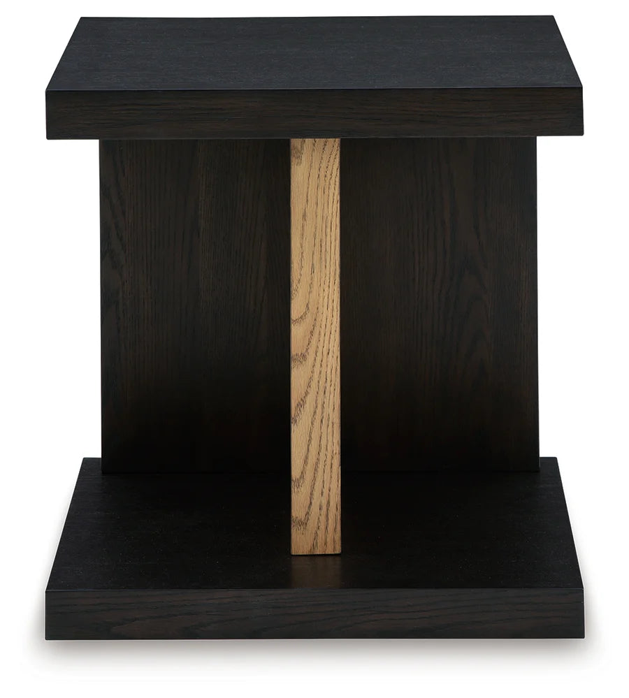 Kocomore Brown Natural Chairside End Table