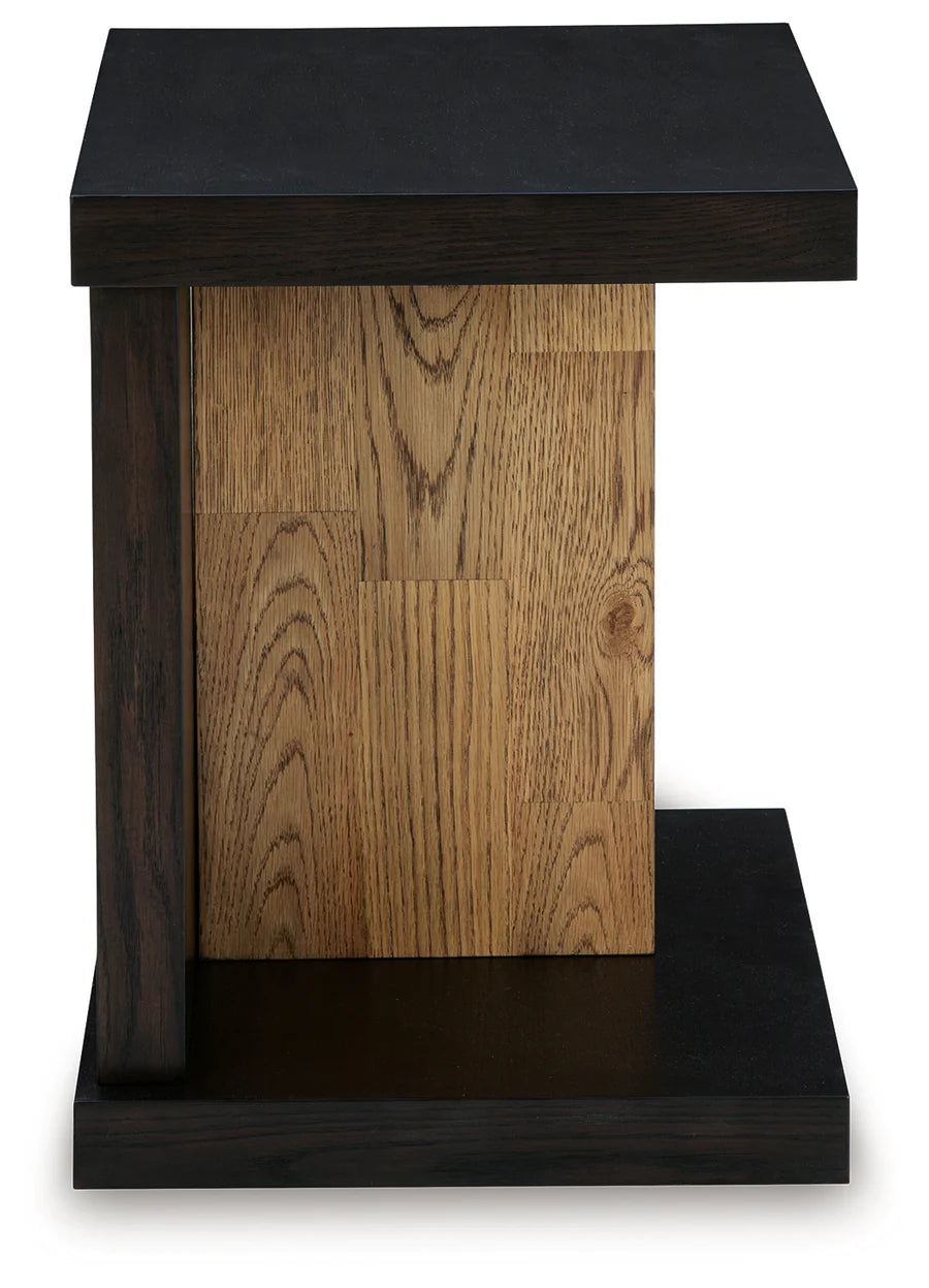 Kocomore Brown Natural Chairside End Table