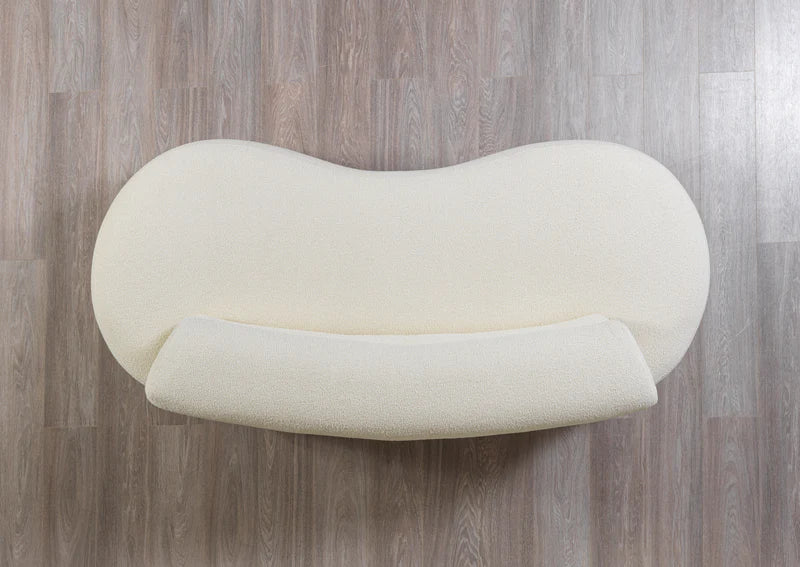 Loveseat Larissa Ivory Boucle