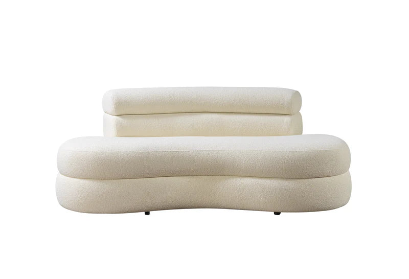 Loveseat Larissa Ivory Boucle