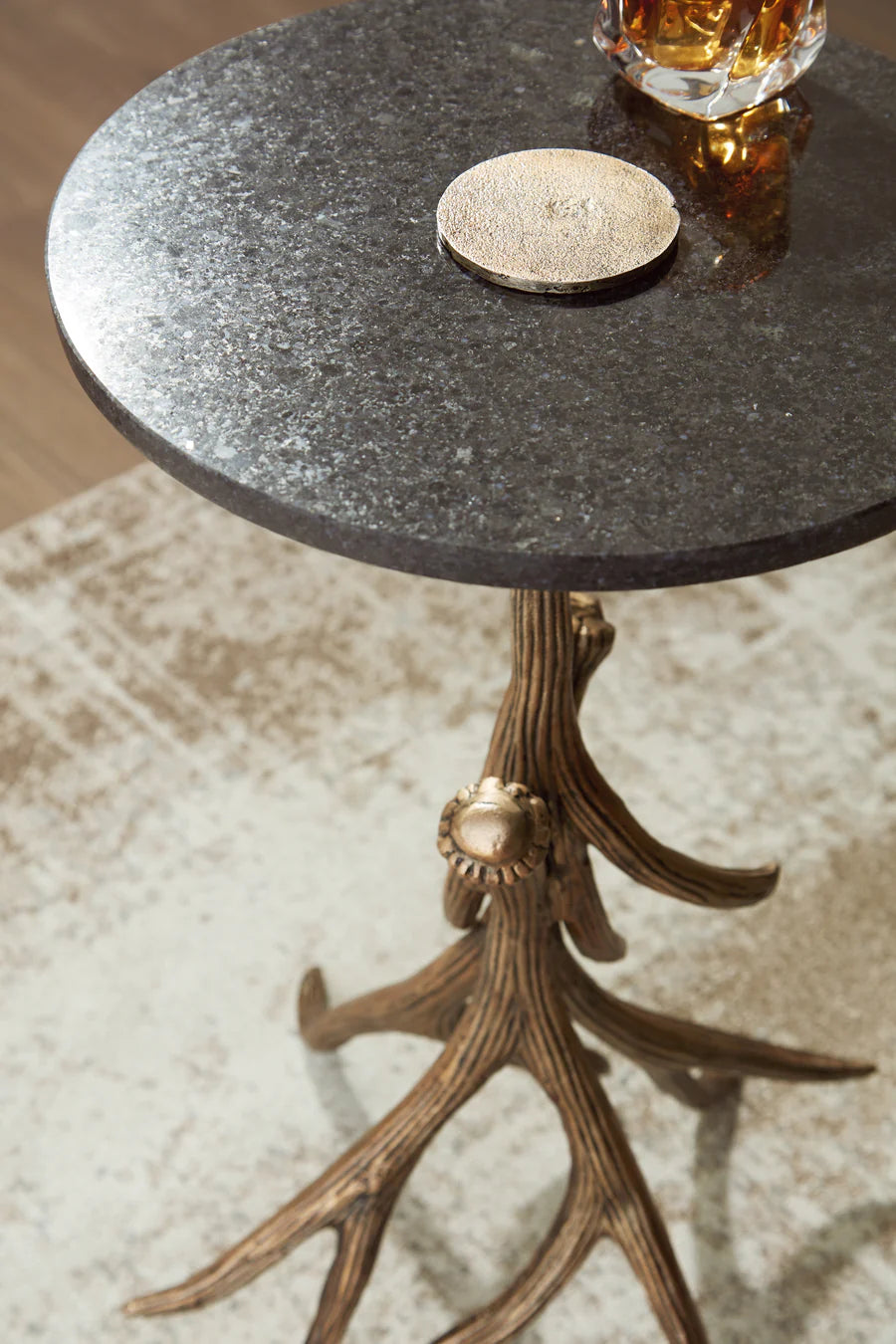 Lemkins Black Accent Table