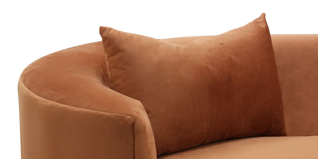 New Lexi 3 Seater Sofa Terracotta