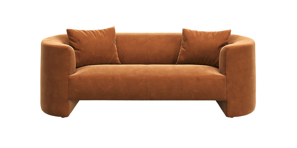 New Lexi 3 Seater Sofa Terracotta