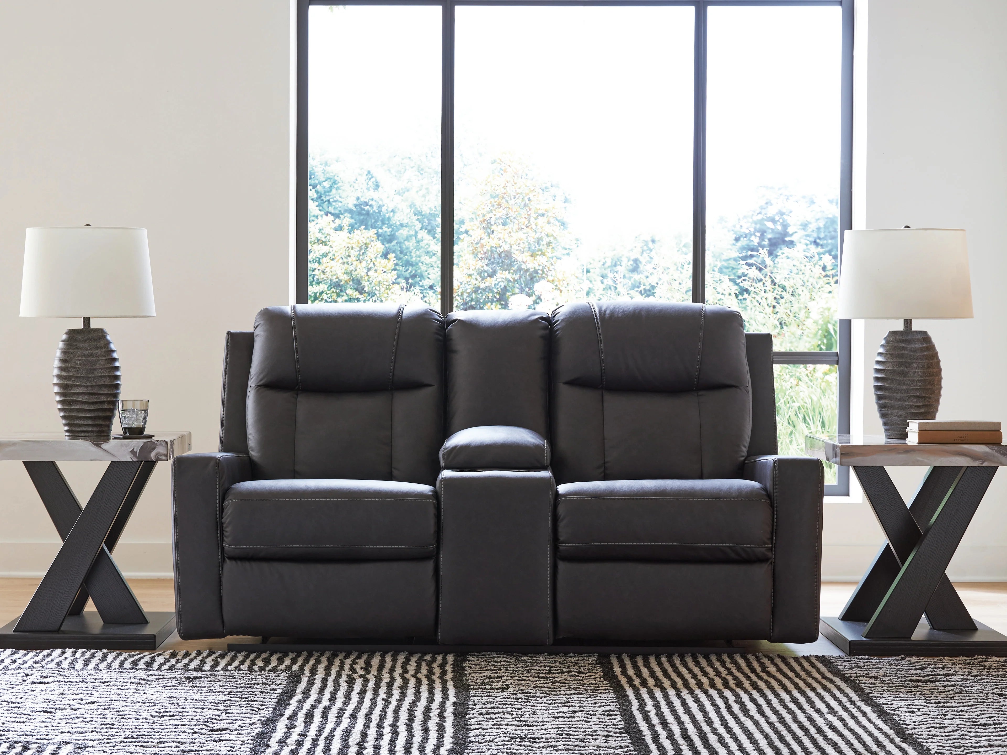 Mackmenville Contemporary Reclining Living Room Set