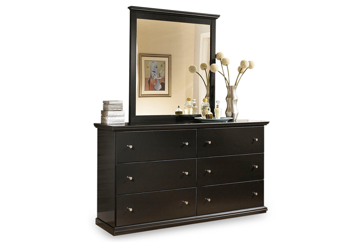 Maribel Black Bedroom Mirror (Mirror Only)