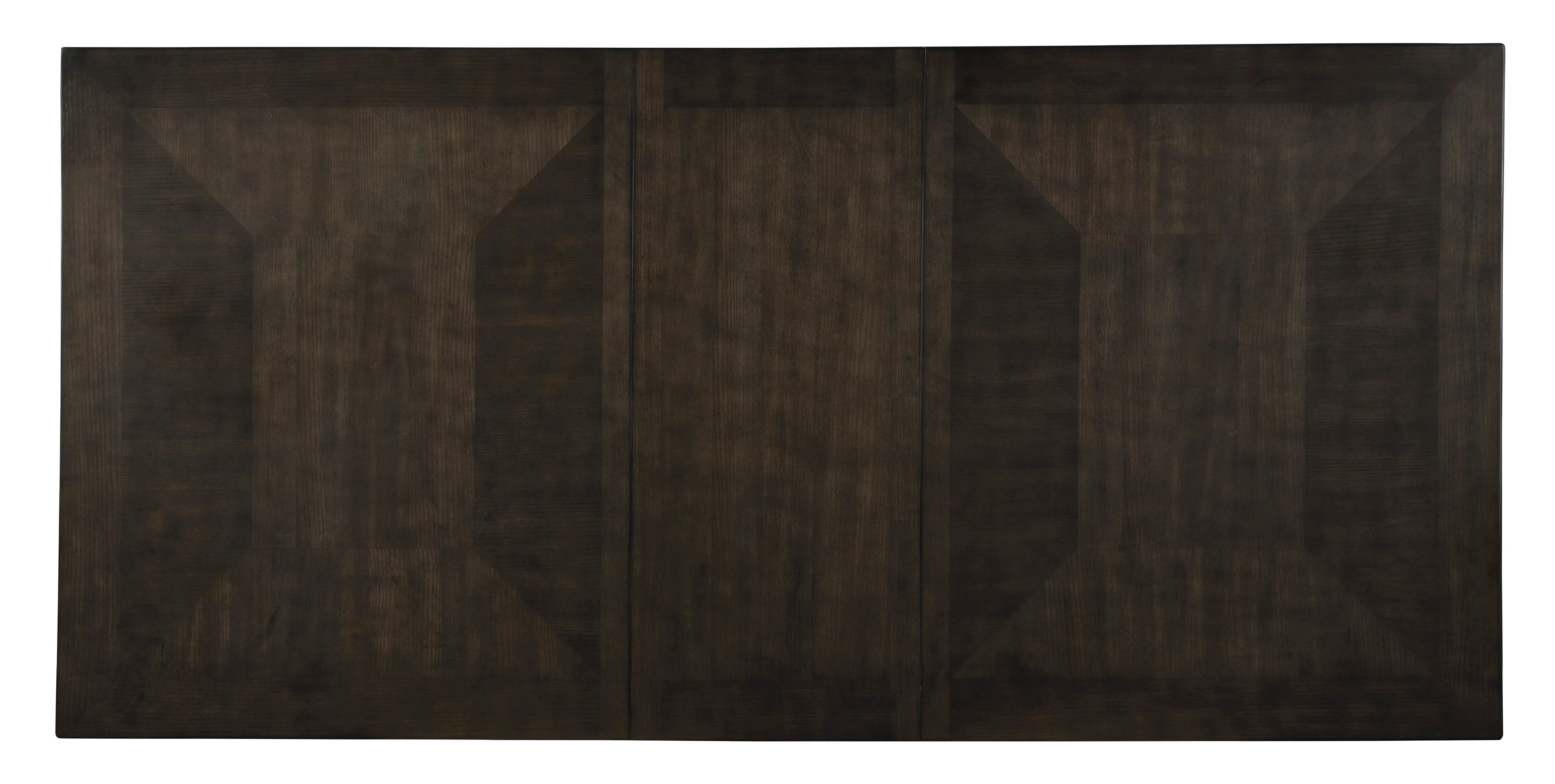 Hyndell Gray/Dark Brown Extendable Dining Set