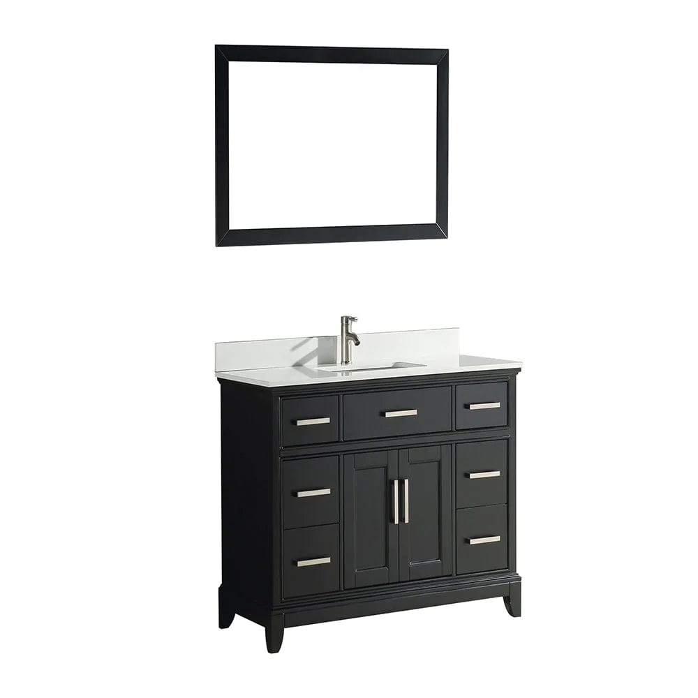 60 in. Double Sink Bathroom Vanity Set in Espresso - Decohub Home