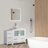 42 in. Single Sink Bathroom Vanity Combo Set in White - Decohub Home