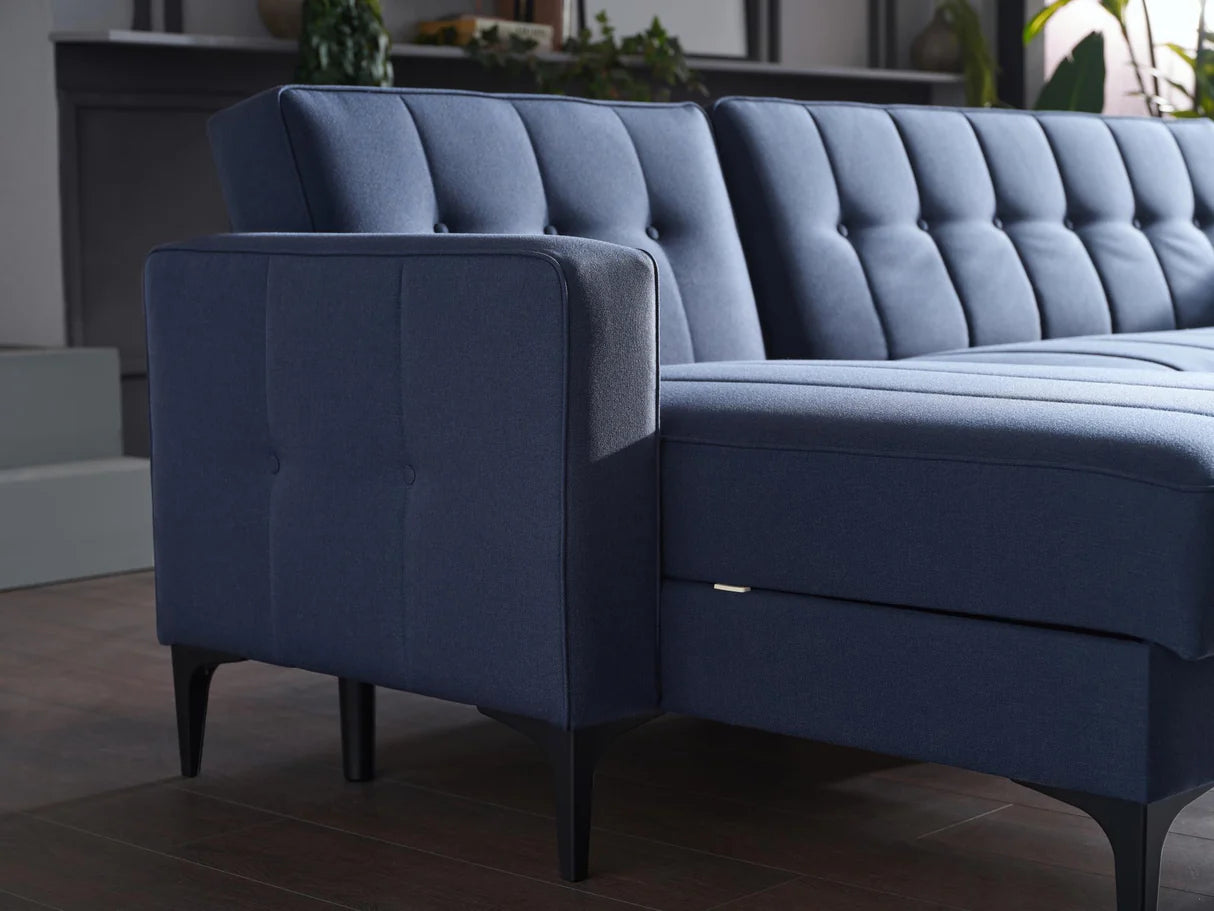 Parker Corver Navy 3-Pieces Sectional