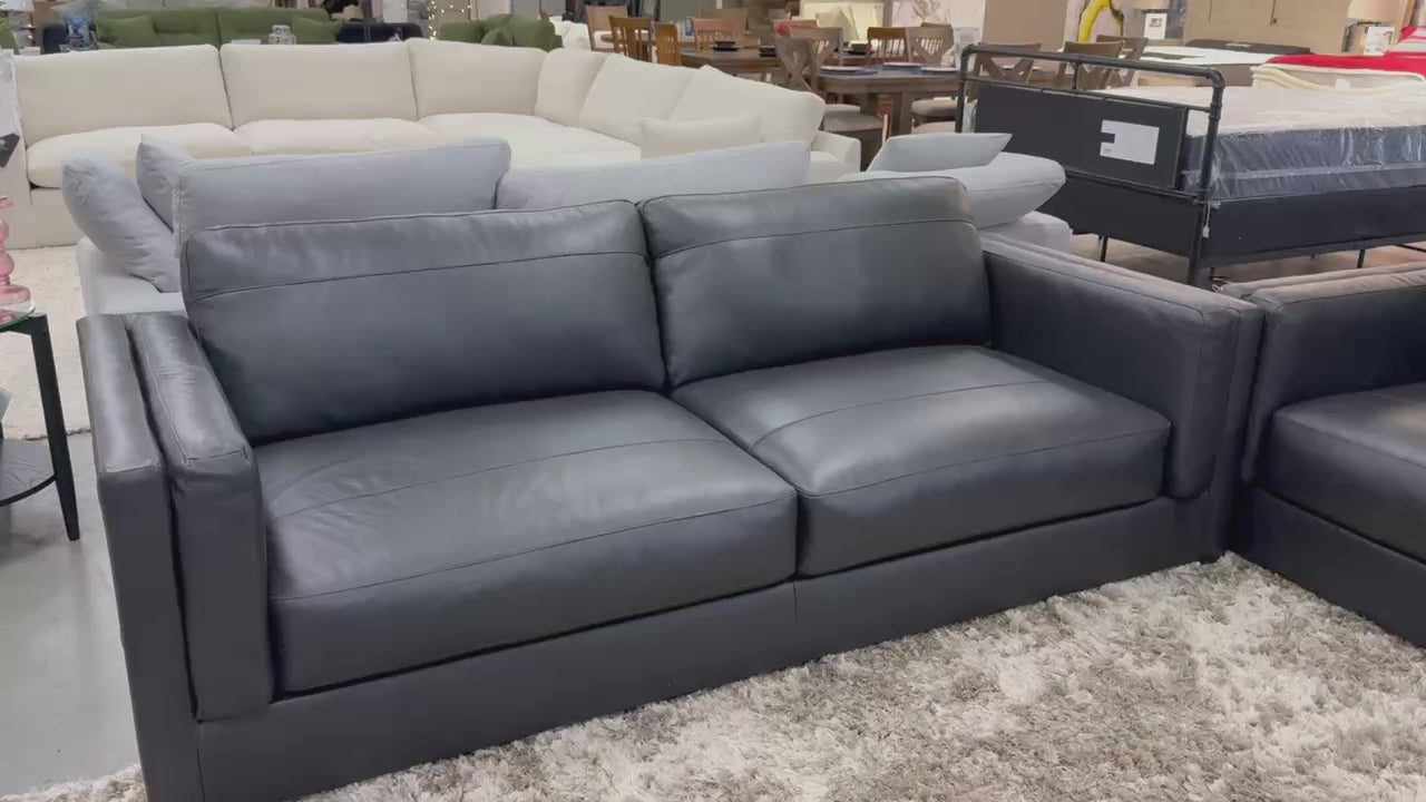 Sofá y loveseat Amiata Onyx