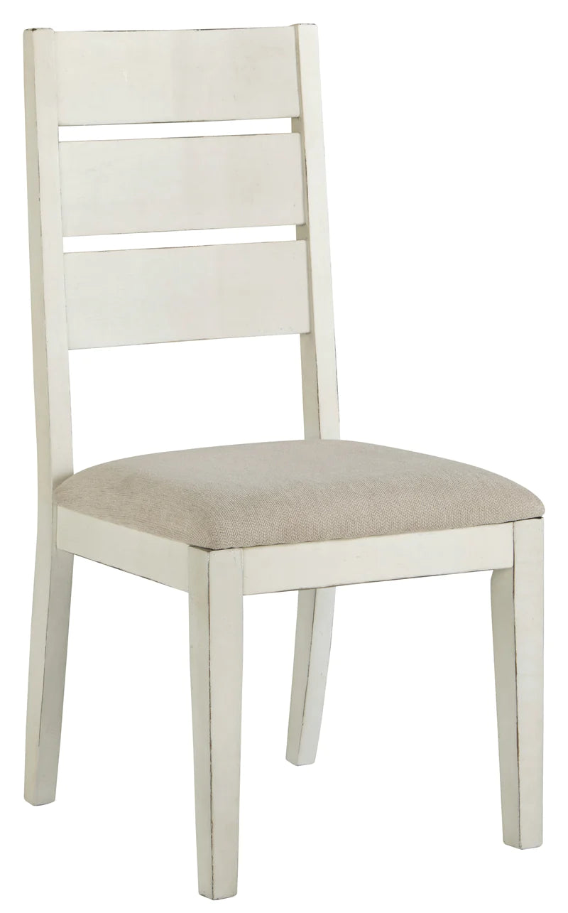 Grindleburg Light Brown/Antique White Round Dining Set
