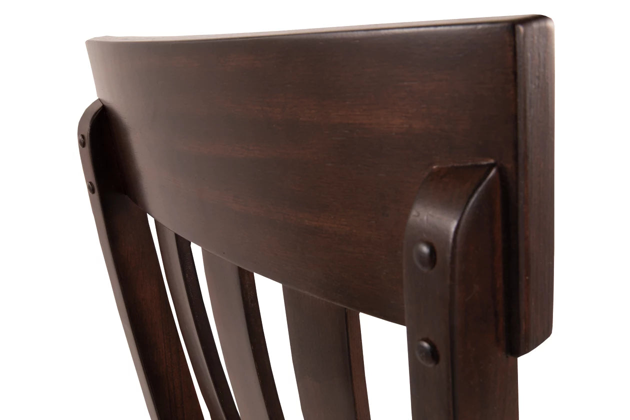 Haddigan Dark Brown Extendable Dining Set