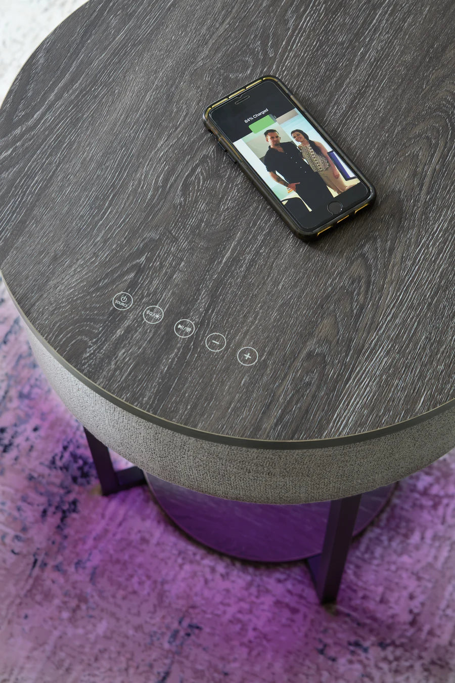 Sethlen Gray Accent Table