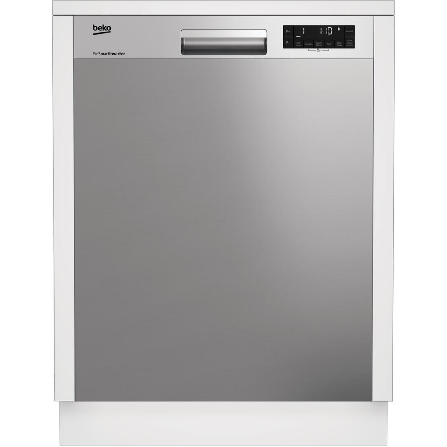 Beko 13.77 Cu. Ft. Fingerprint Free Stainless Steel Counter Depth Bottom Freezer Refrigerator