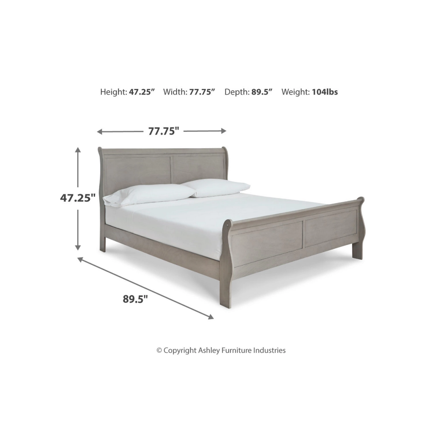 Willowton Panel Bed