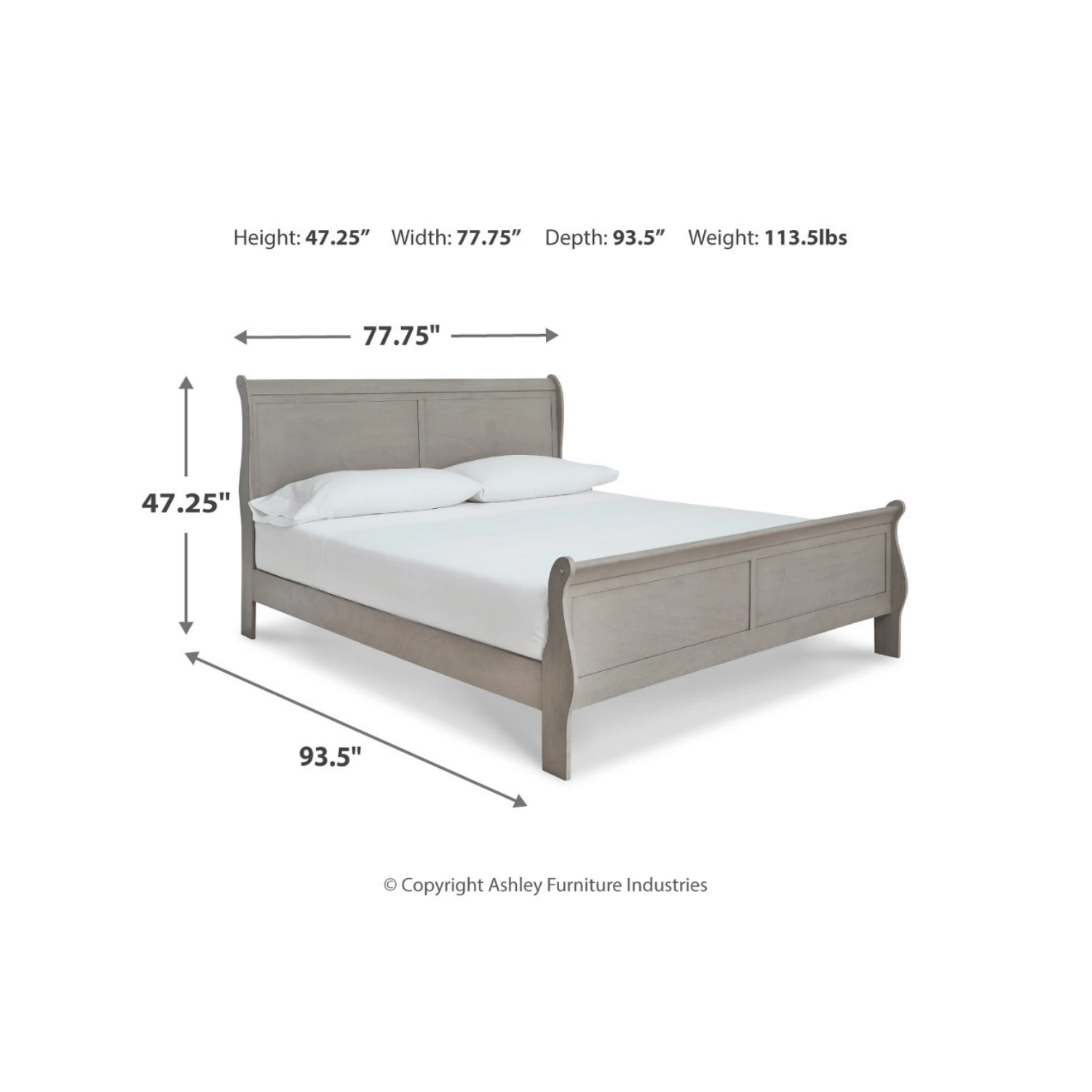 Willowton Panel Bed