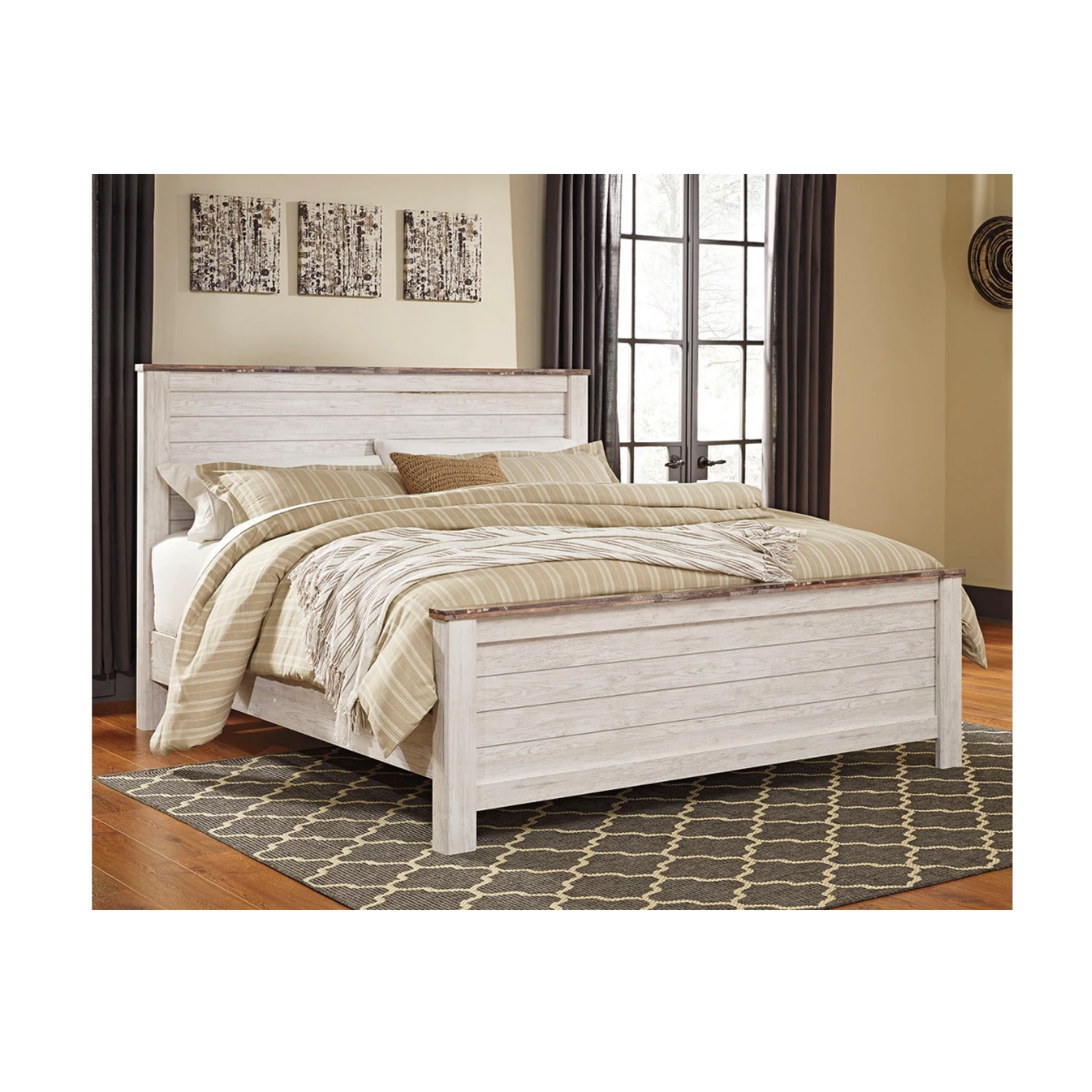 Willowton Panel Bed