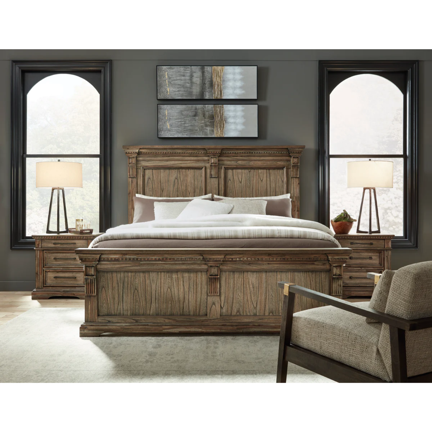 Markenburg Brown Panel Bedroom Set