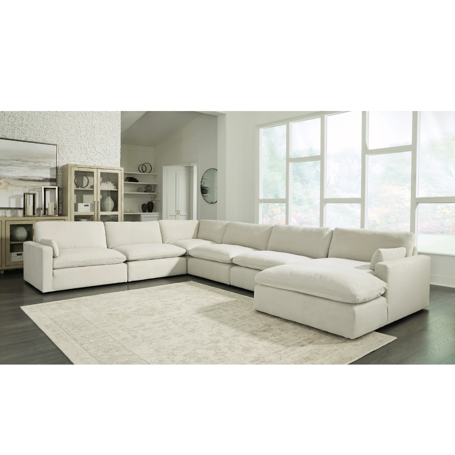 Sophie Light Gray 6-Piece Sectional