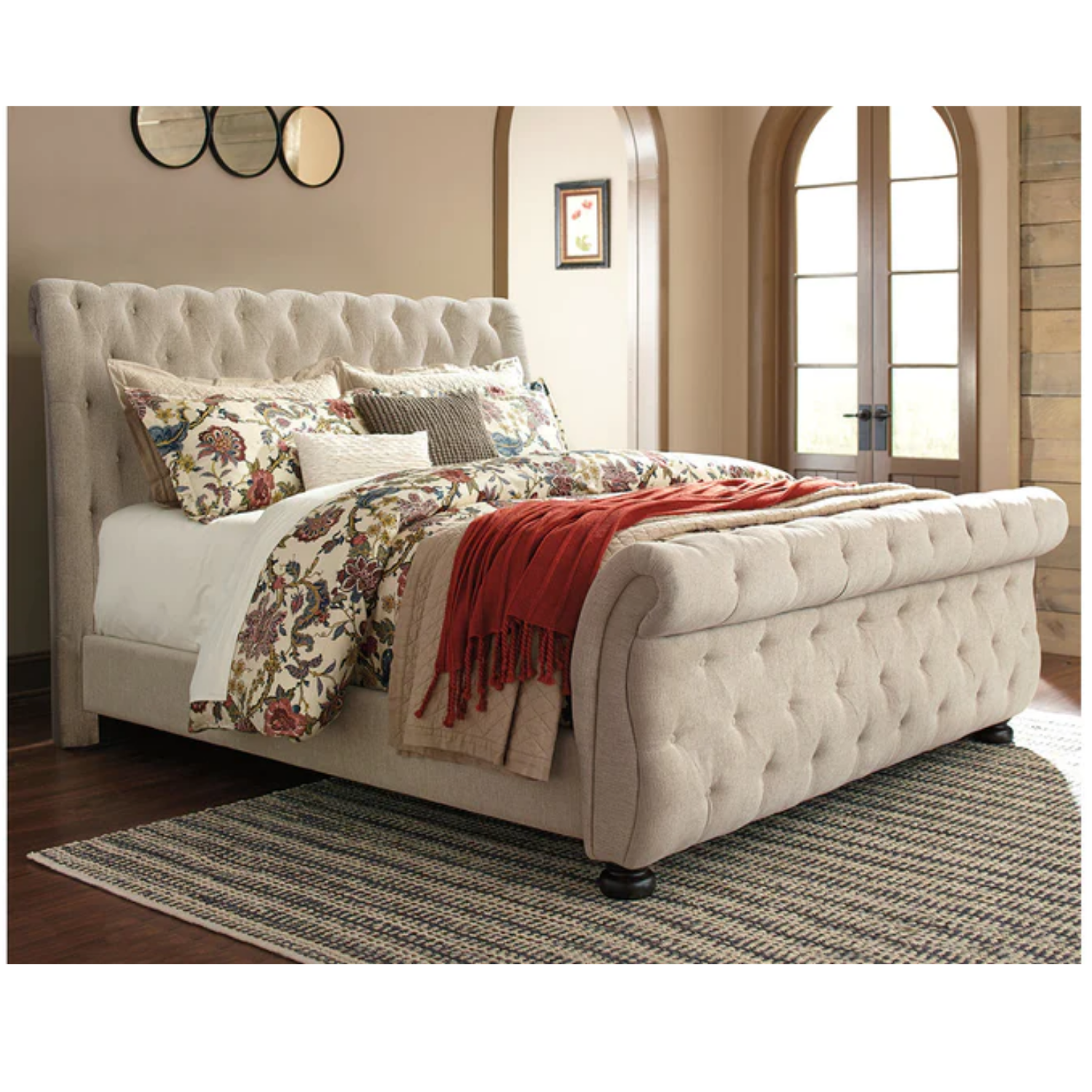 Willenburg Upholstered Sleigh Bed