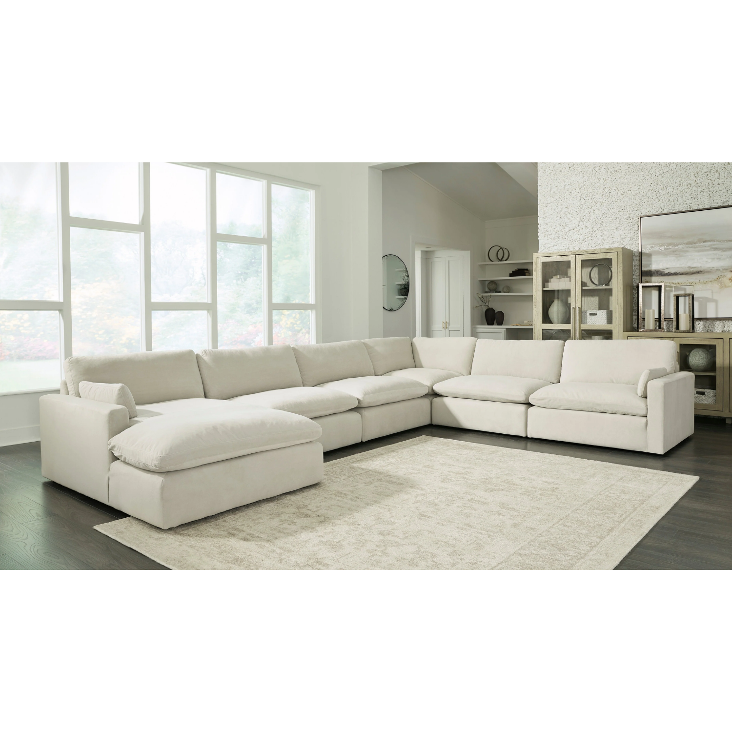 Sophie Light Gray 6-Piece Sectional