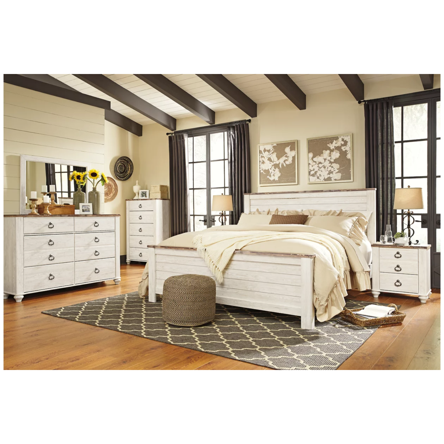 Willowton Panel Bed
