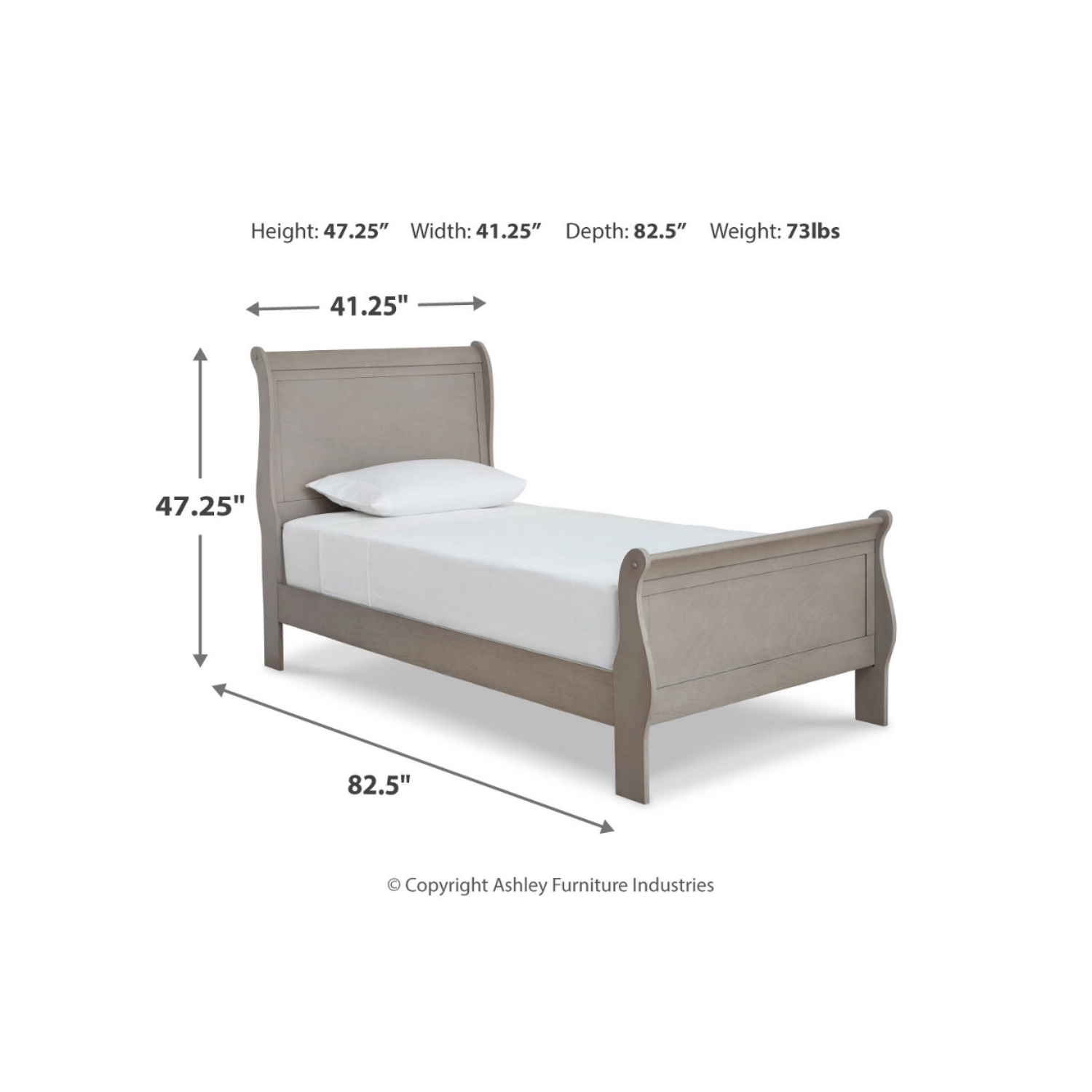Willowton Panel Bed