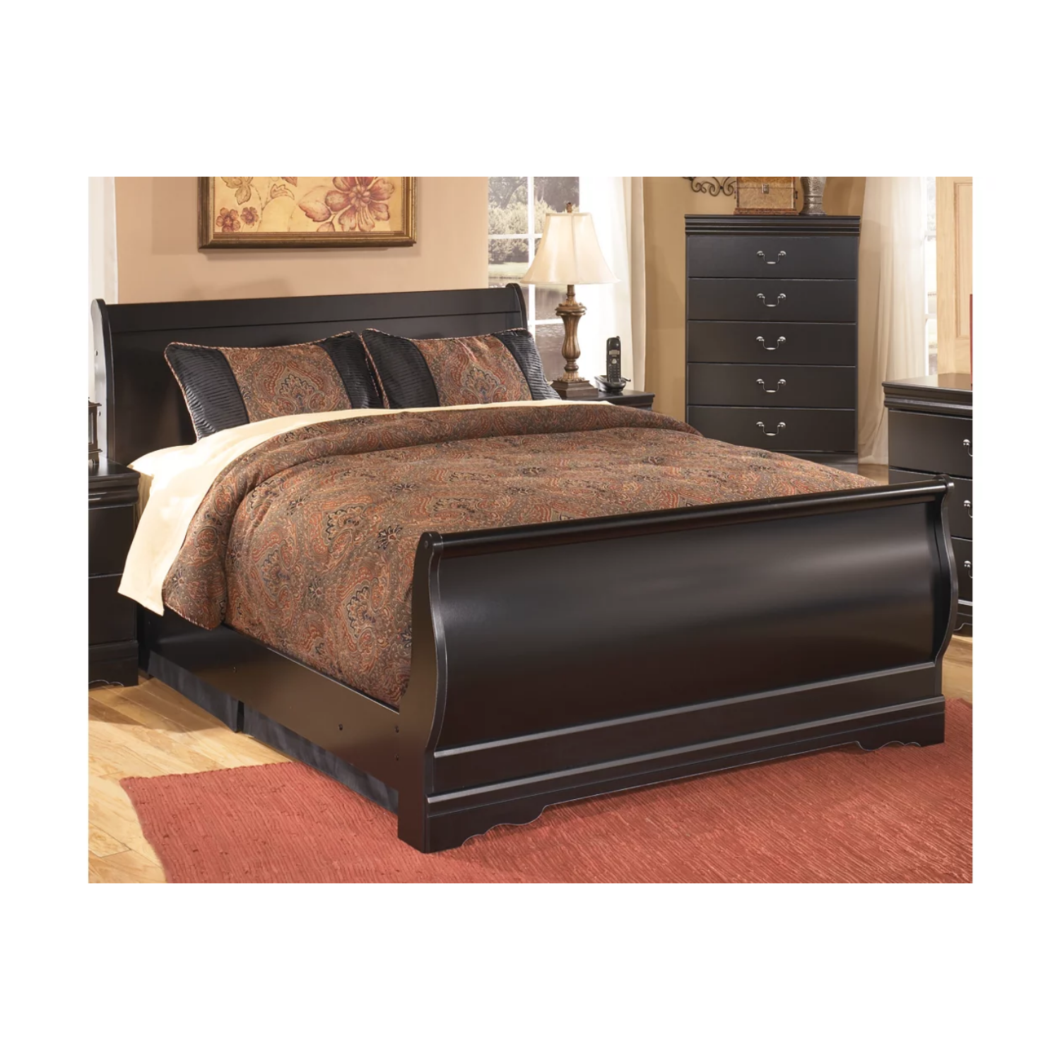 Huey Vineyard Sleigh Bed