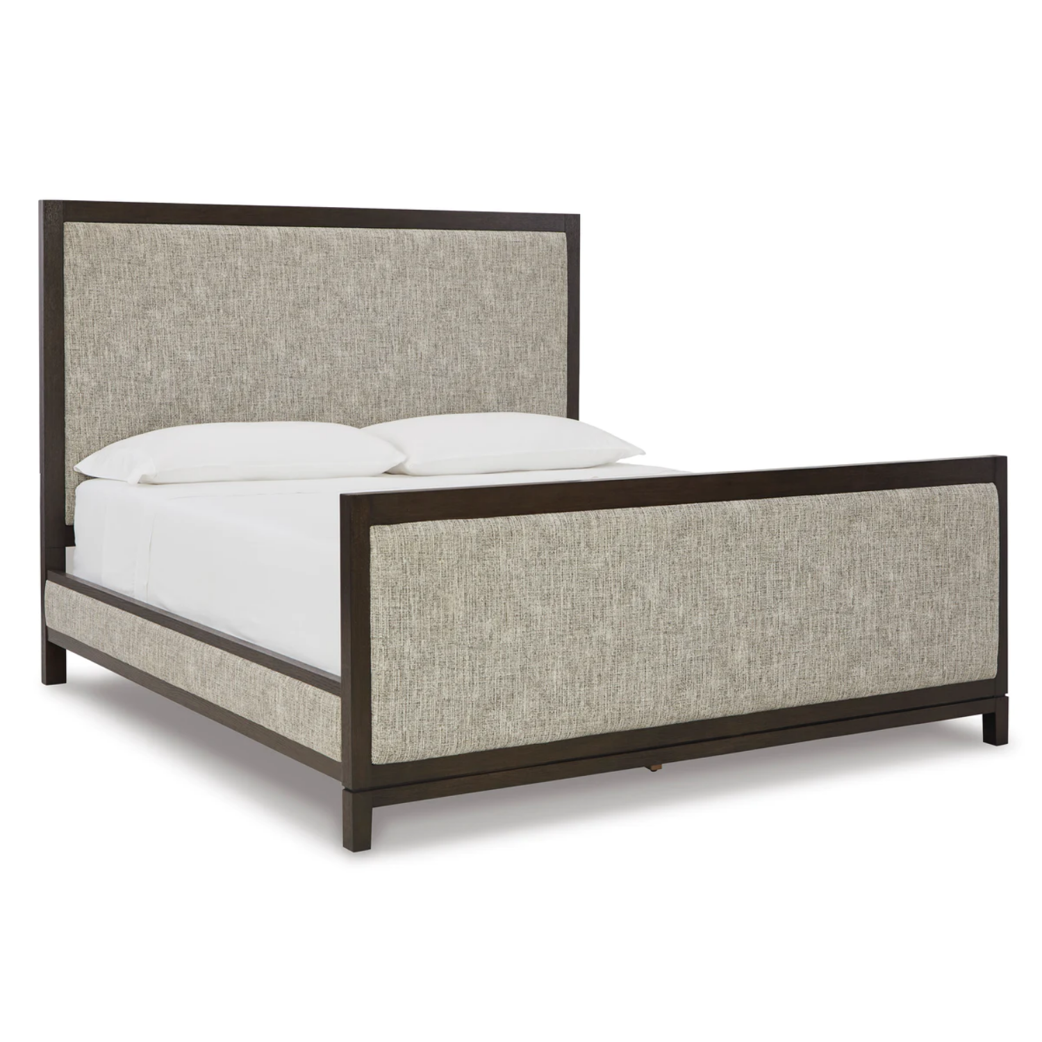 Burkhaus Brown Upholstered Panel Bedroom Set