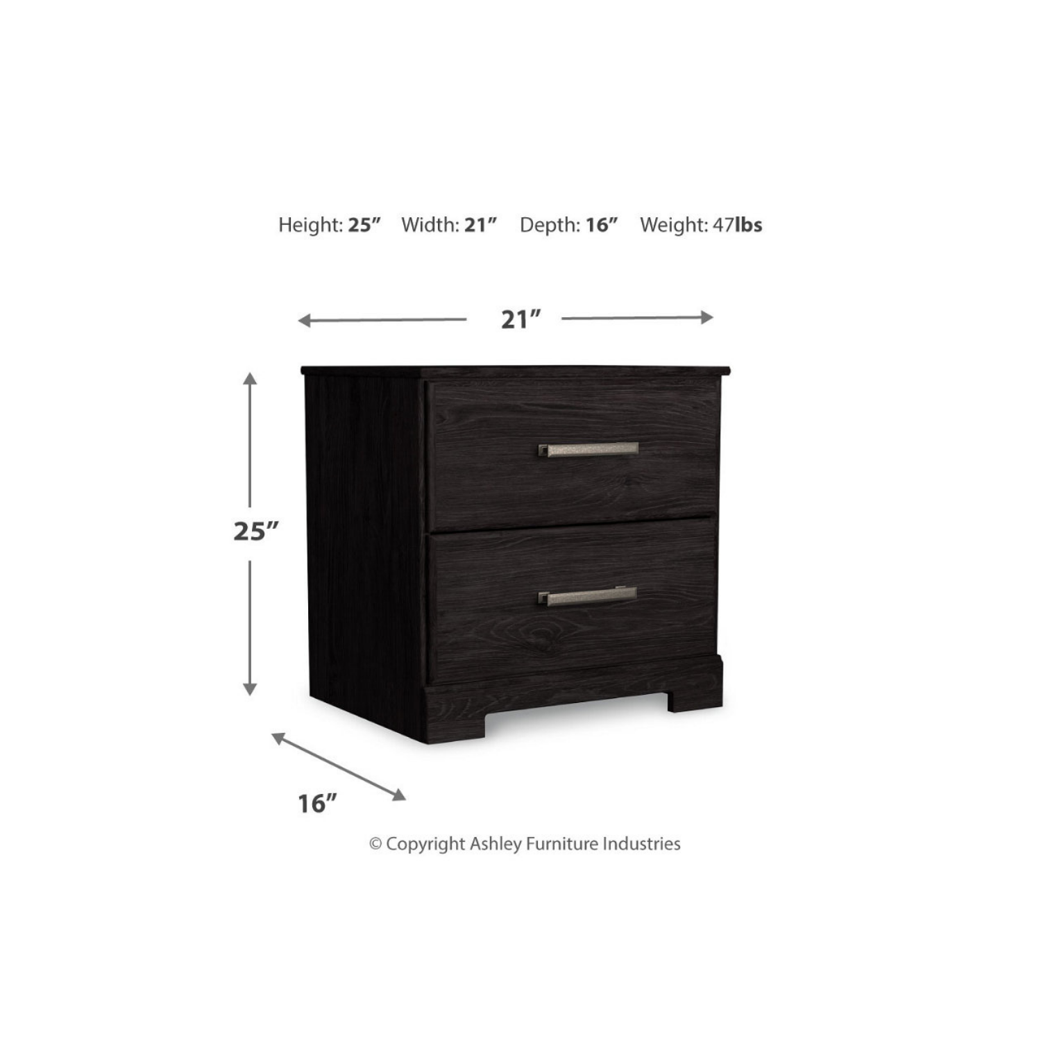 Belachime Full Panel Bed with Mirrored Dresser and Nightstand