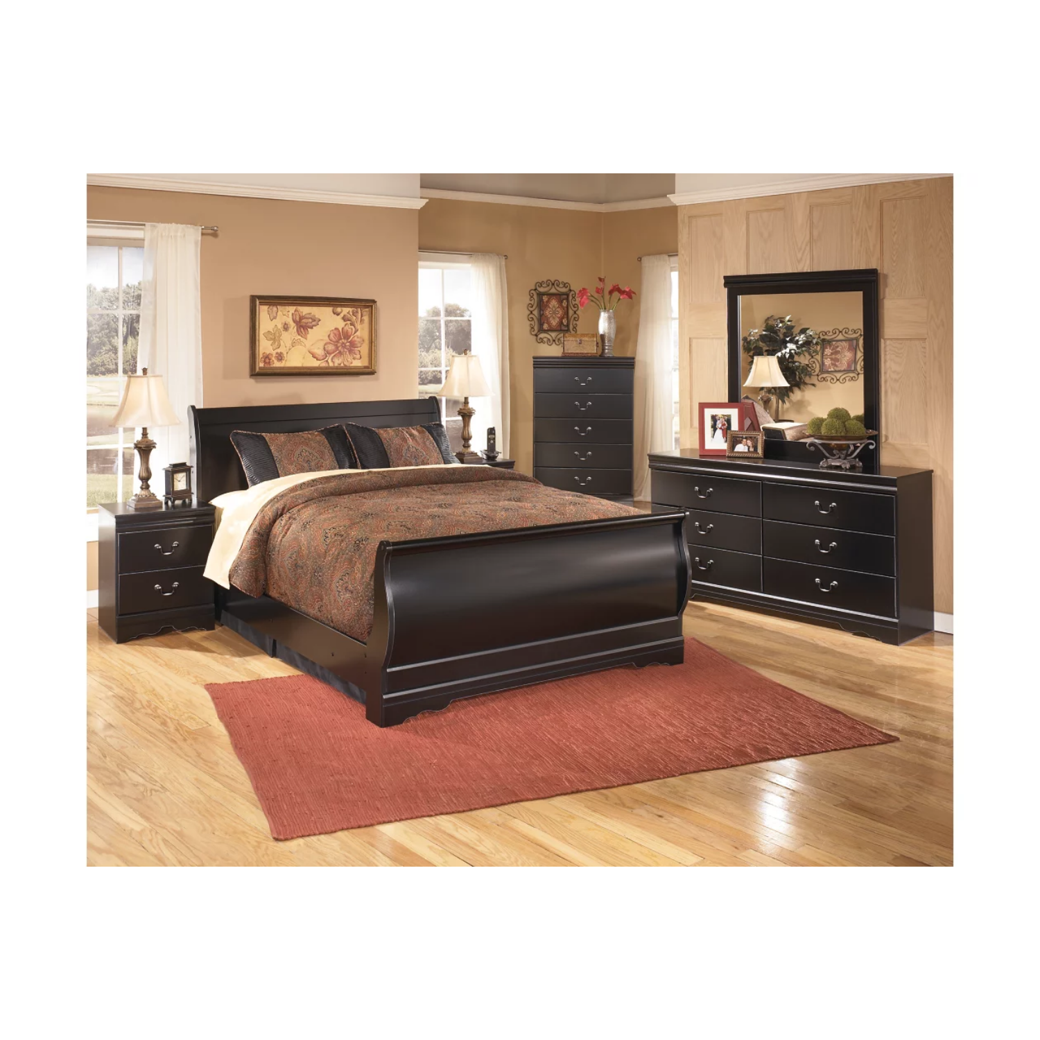Huey Vineyard Sleigh Bed