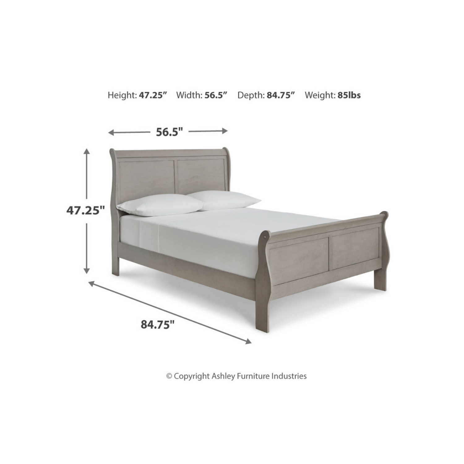 Willowton Panel Bed