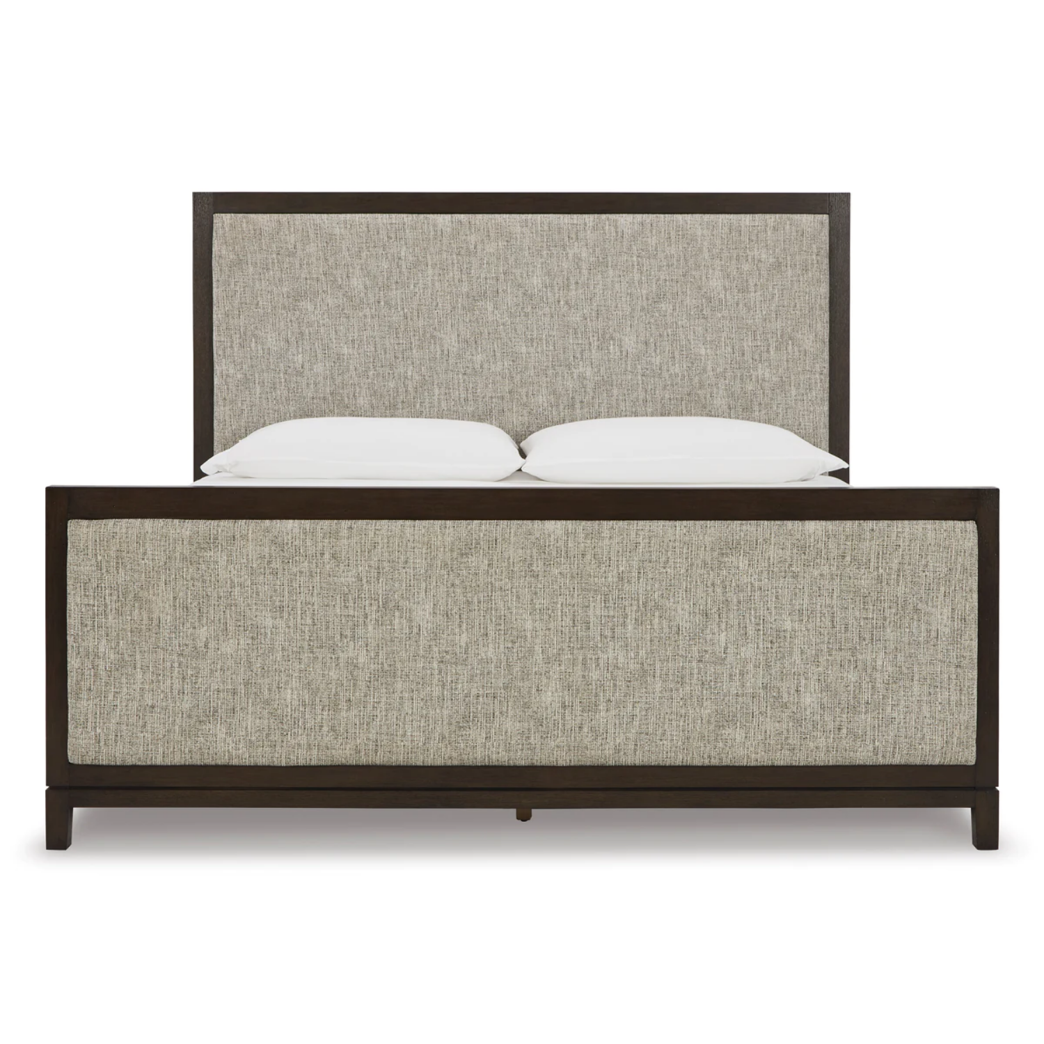 Burkhaus Brown Upholstered Panel Bedroom Set