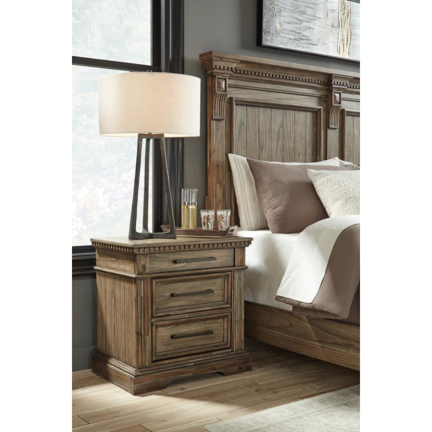 Markenburg Brown Panel Bedroom Set