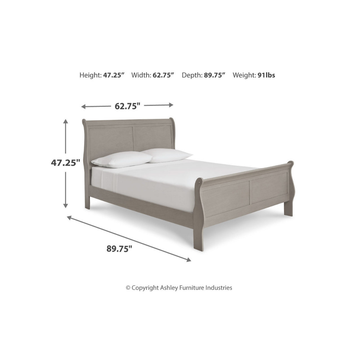 Willowton Panel Bed
