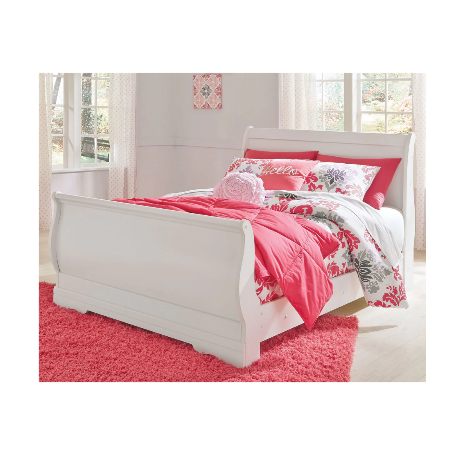 Anarasia Full Sleigh Bed