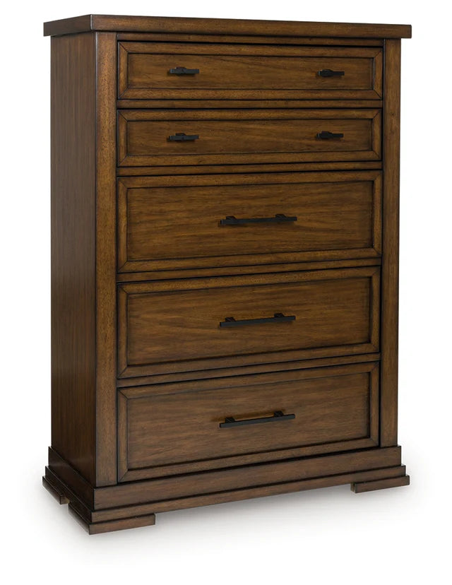 Taffenbrook Medium Brown Storage Platform Set