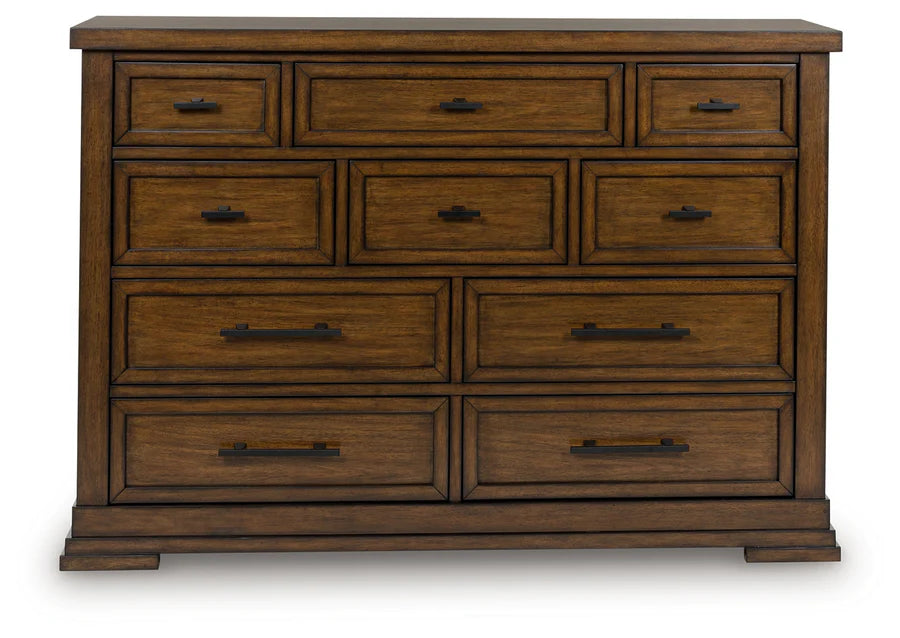 Taffenbrook Medium Brown Storage Platform Set