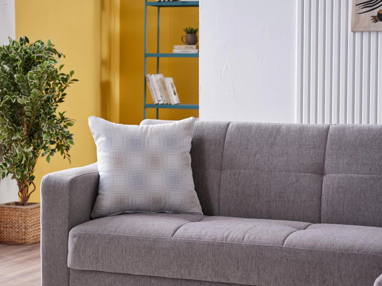 Tahoe Verderio Gray Storage Sleeper Sectional