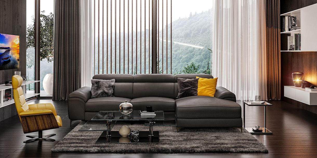 Thompson Power Motion Sofa Left Gray