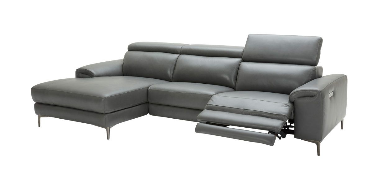 Thompson Power Motion Sofa Left Gray