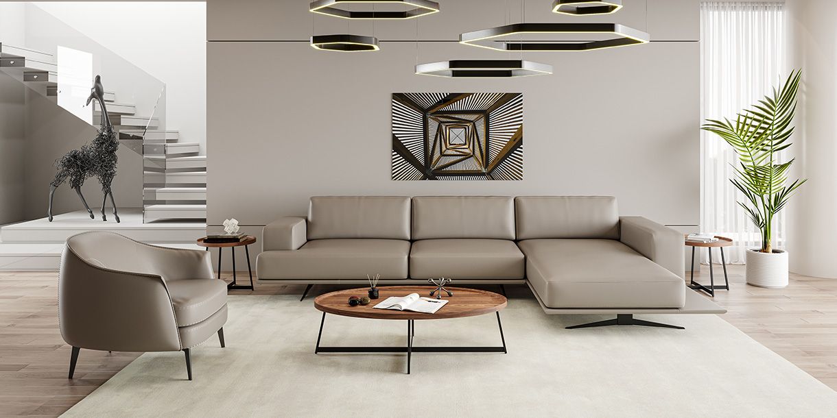 Enzo Lounge Chair Gray