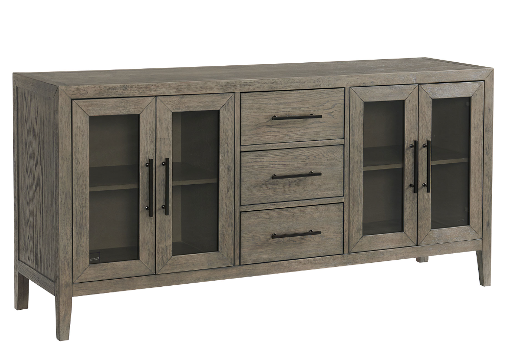 Juego de mesa de comedor redonda contemporánea Versailles en gris