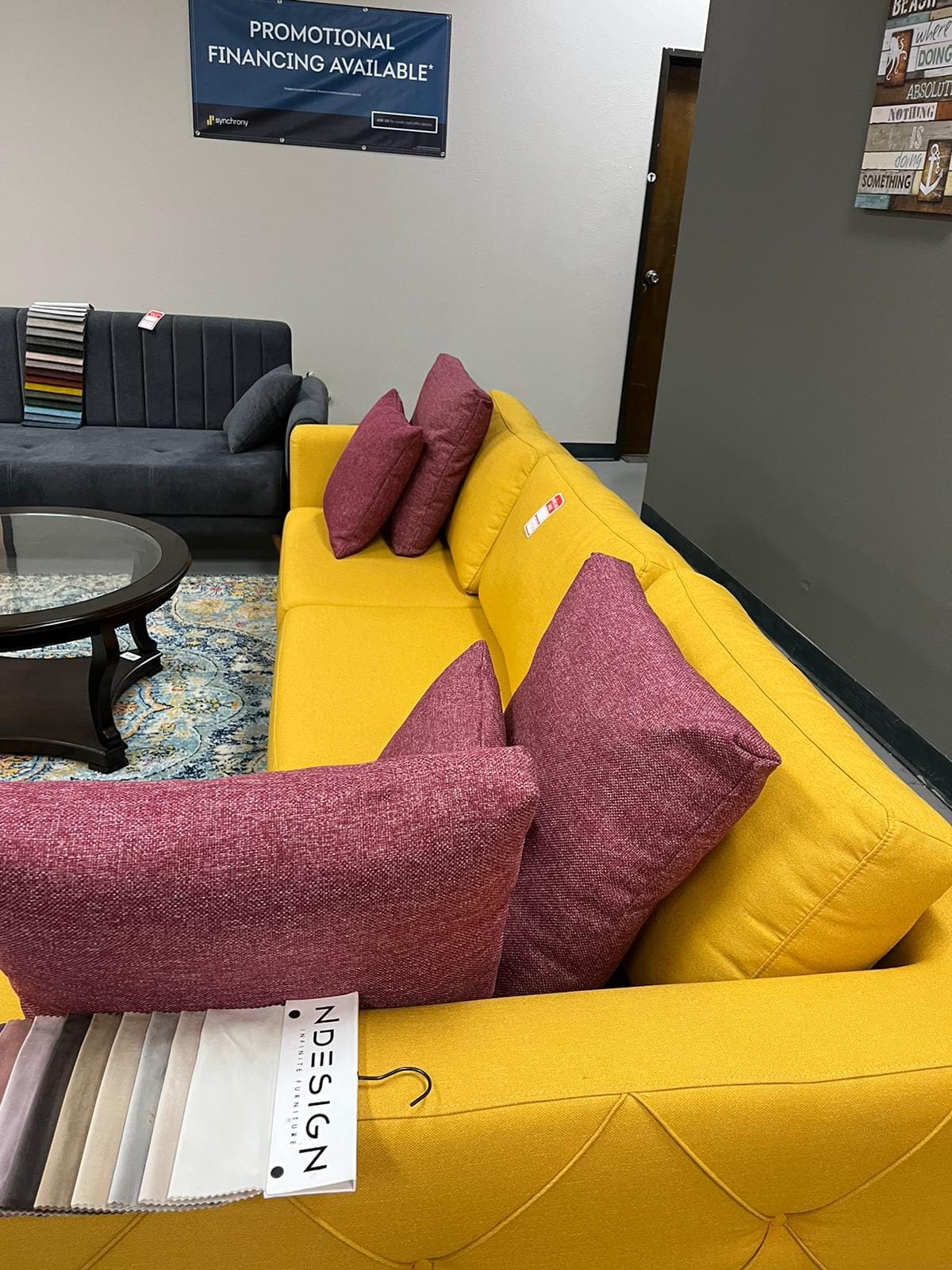 N Design Yellow Corner