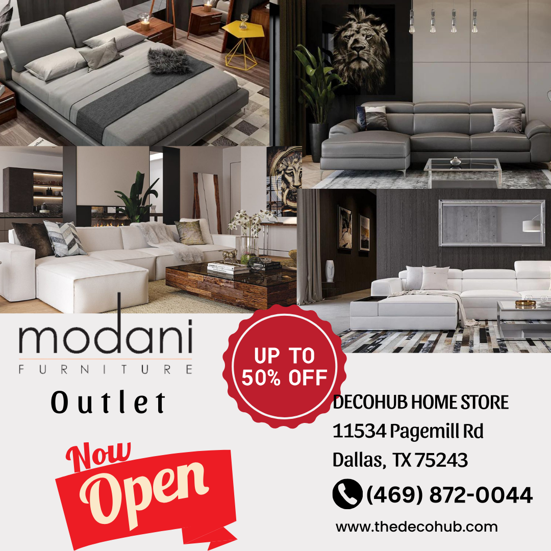 Grand Opening Extravaganza at Modani Furniture Outlet: Unveiling Unbeatable Deals on Stylish Home Furnishings!