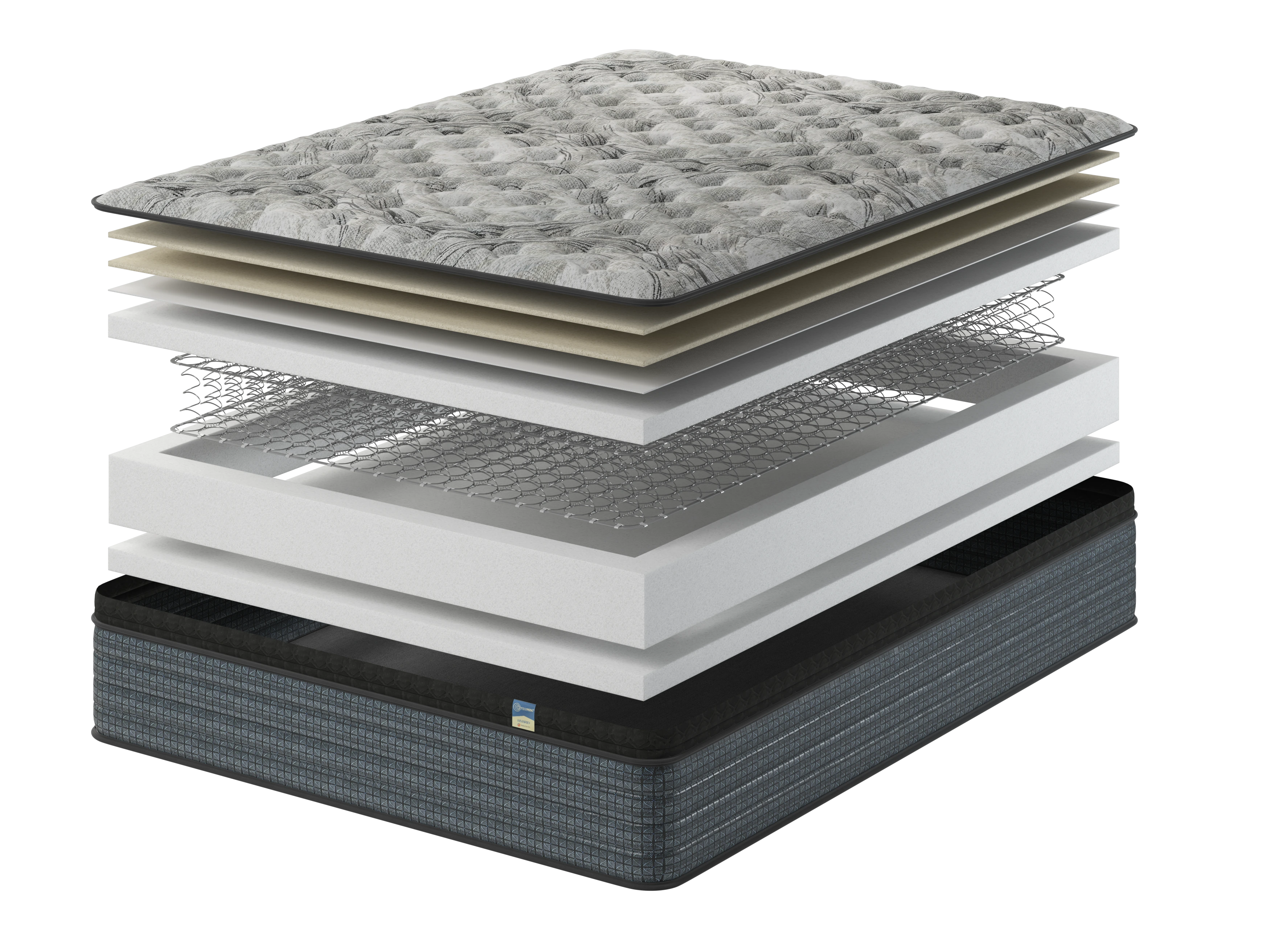 SPS Sapphire Foam Encased 12" Mattress